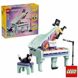 LEGO Creator 3-in-1 Music Decor Piano with Cat - Model 31392 (9+ Years) LEGO Creator 3-in-1 Music Decor Piano with Cat - Model 31392 (9+ Years)