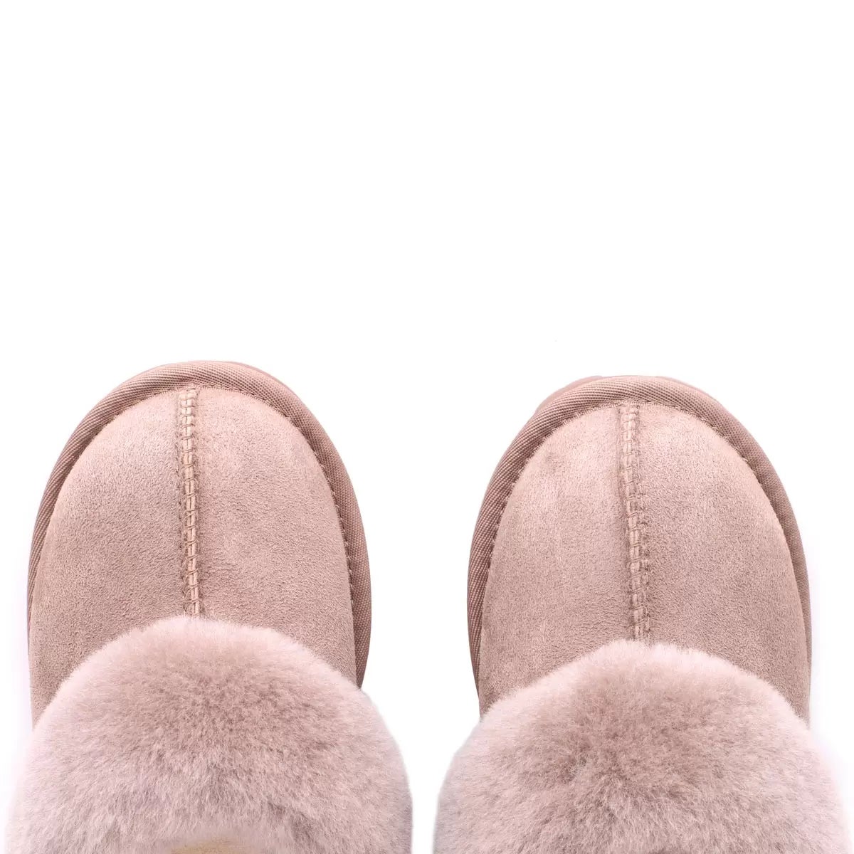 Kirkland Signature Women's Shearling Slippers in Caribou