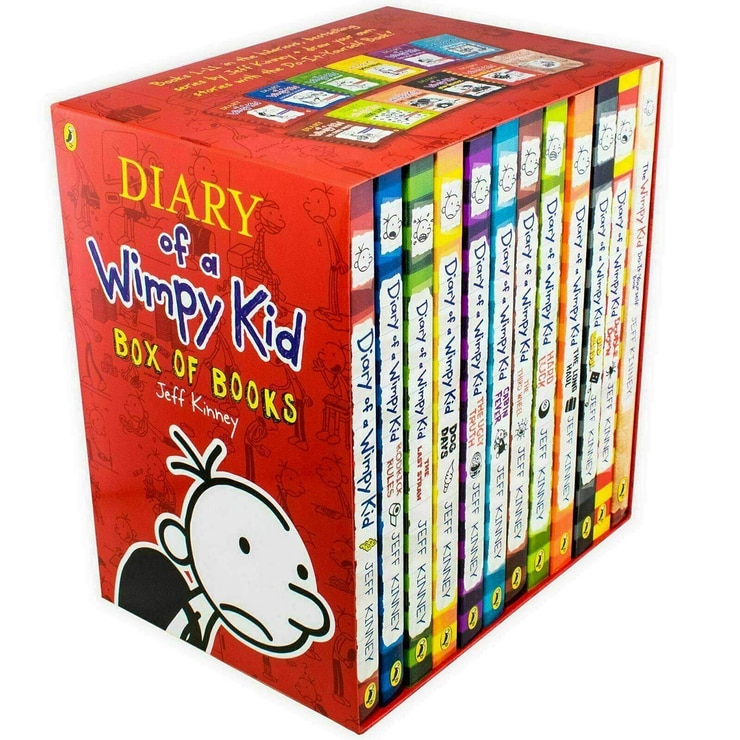Diary of a Wimpy Kid 12 Book Boxset, Jeff Kinney (9+ Years) Costco UK