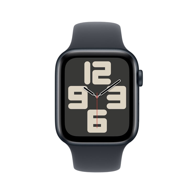 Apple Watch SE GPS, 44mm Midnight Aluminium Case with Midnight Sport Band S/M, MXEJ3QA/A Apple Watch SE GPS, 44mm Midnight Aluminium Case with Midnight Sport Band S/M, MXEJ3QA/A