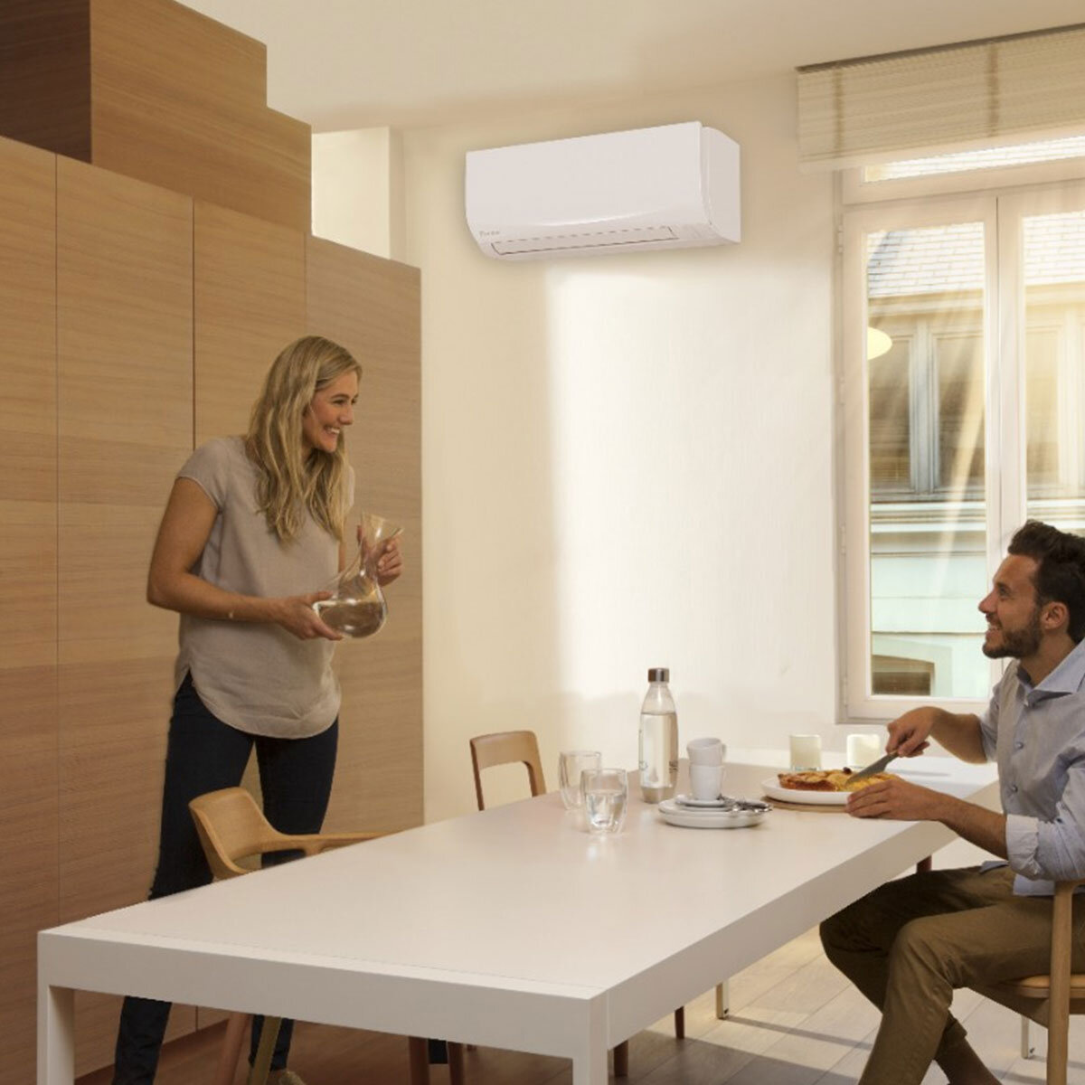 Installed Daikin Sensira 6.0kW Single Split Air Conditioning Unit for Domestic and Commercial Use