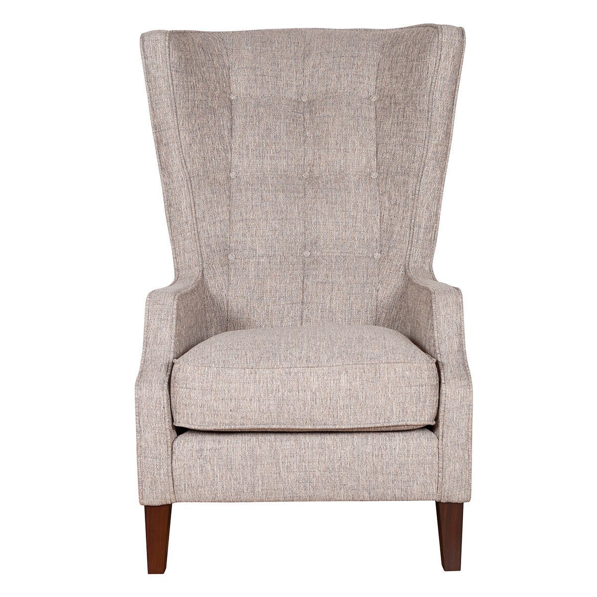 Piper Hamilton Beige Fabric Accent Chair Costco UK