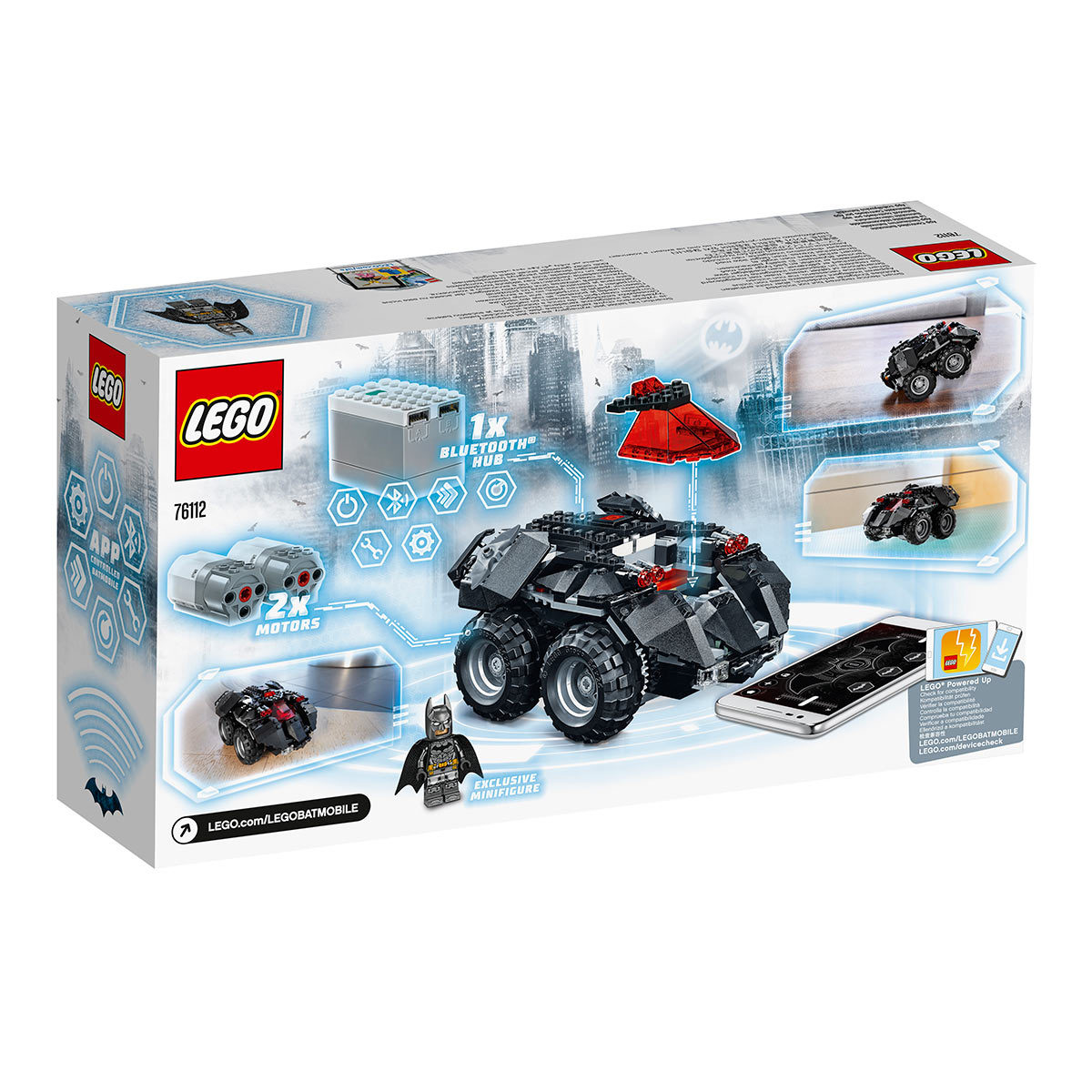 LEGO DC Comics Batman  App-Controlled Batmobile -  Model 76112 (8+ Years)