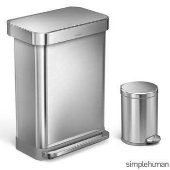 simplehuman 55L Pedal Bin & 4.5L Pedal Bin