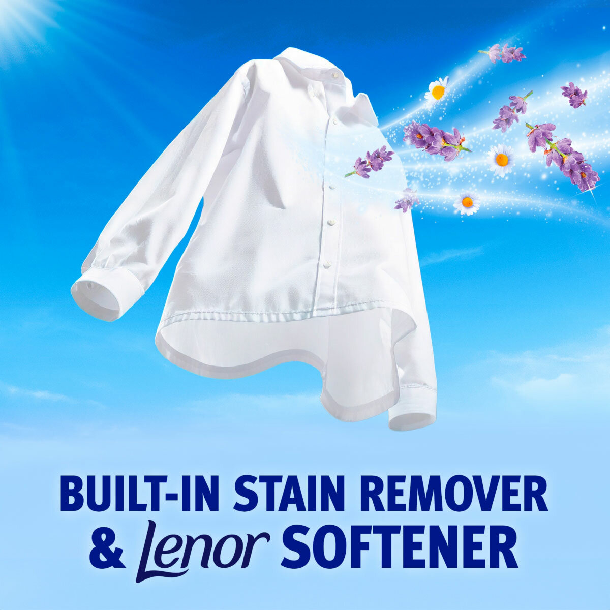 Built In Stain Remover & Lenor Softener Built In Stain Remover & Lenor Softener
