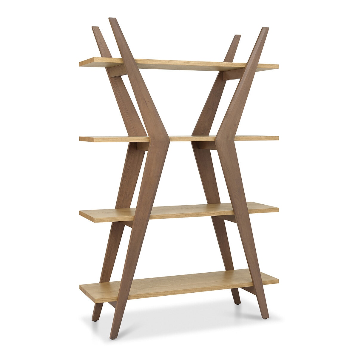 Bentley Designs Kristen Light Oak Open Display Bookcase