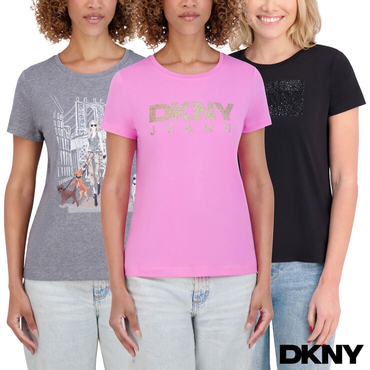 DKNY Ladies Fashion Tee DKNY Ladies Fashion Tee