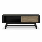 Bentley Designs Camden Weathered Oak & Peppercorn Entertainment Unit