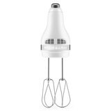 Front Profile KItchen Classic 5 Speed Hand Mixer White