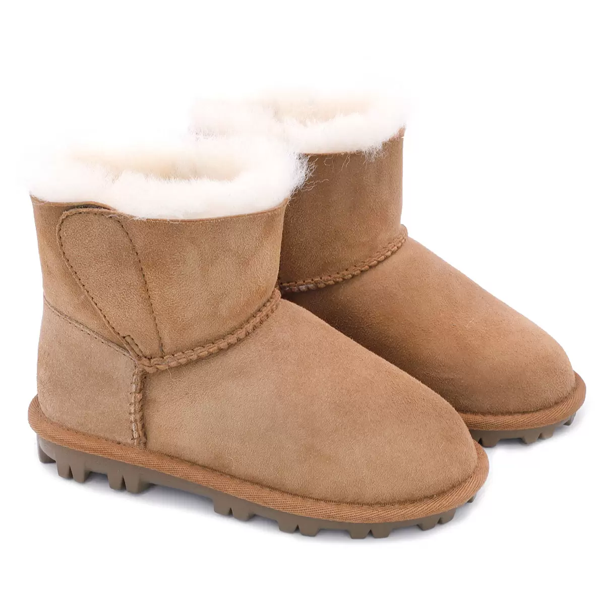 Kirkland Signature Children's Shearling Boot in Chestnut