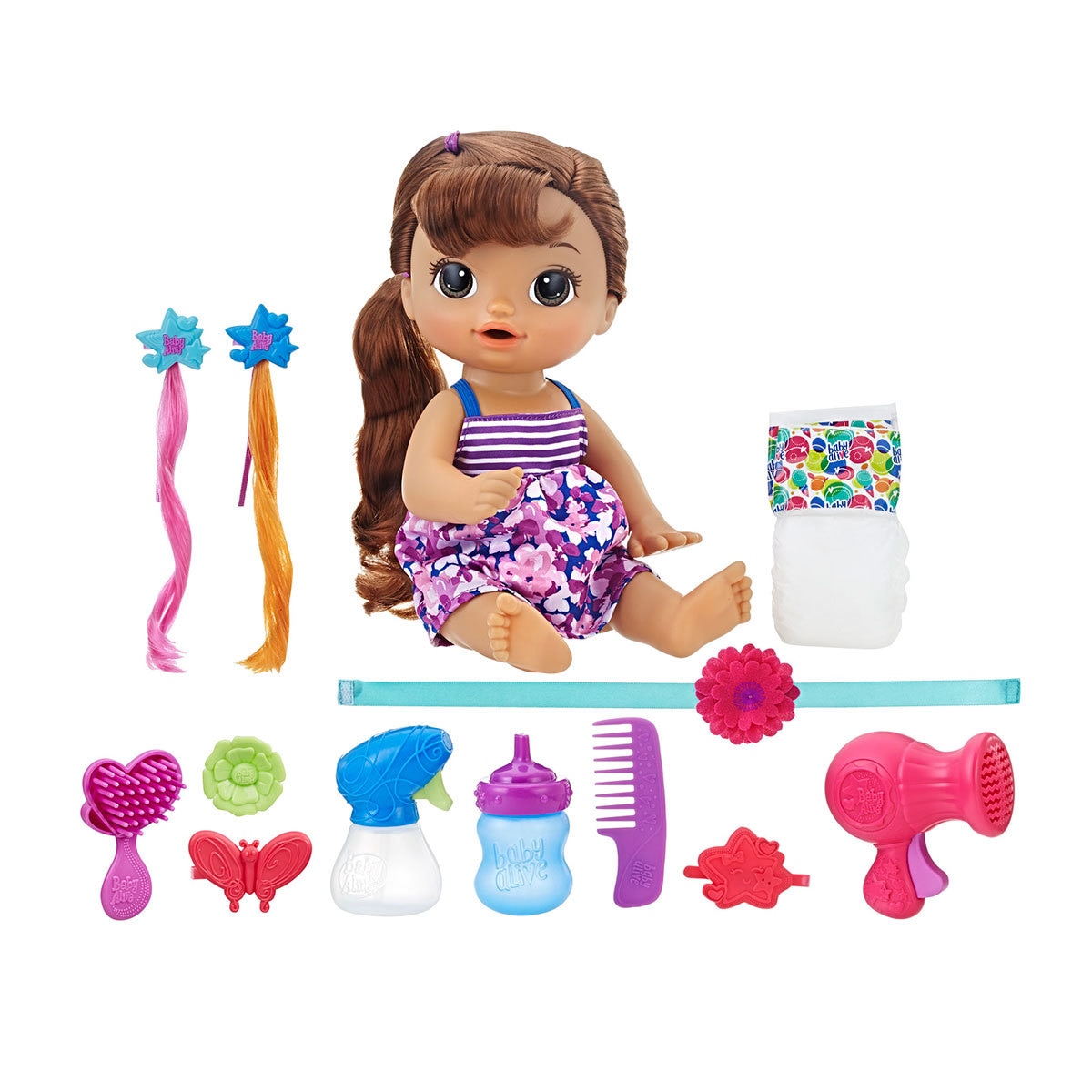 Baby alive cute shop hairstyles brunette
