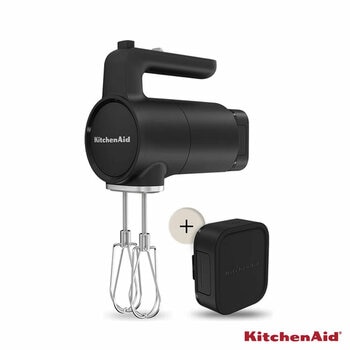 KitchenAid 5KHMR762BM Go Cordless Hand Mixer With Battery in Black
