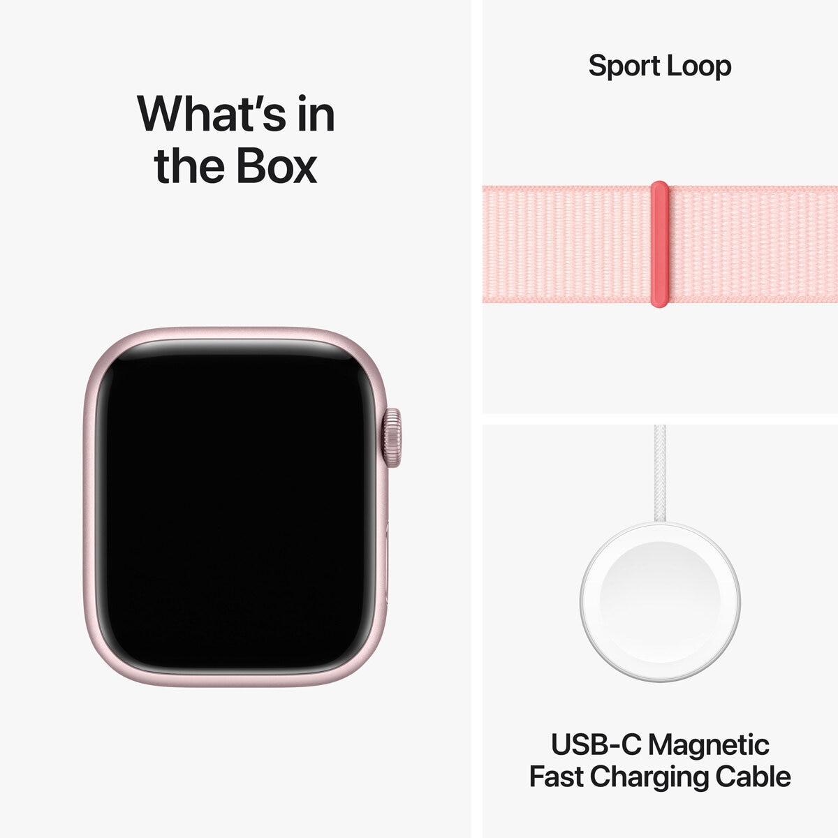 Apple Watch Series 9 GPS, 45mm Aluminium Case With Loop