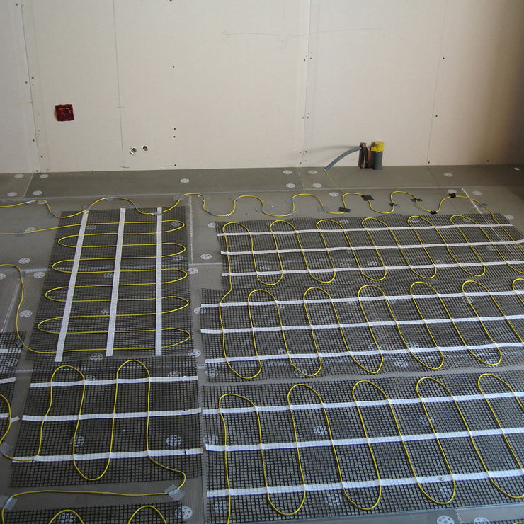 Varme 200W/m² Electric Underfloor Heating Cable Mat System 7m² (for