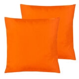 Furn Wrap Outdoor Cushion 2 Pack in Orange, 43 x 43 cm