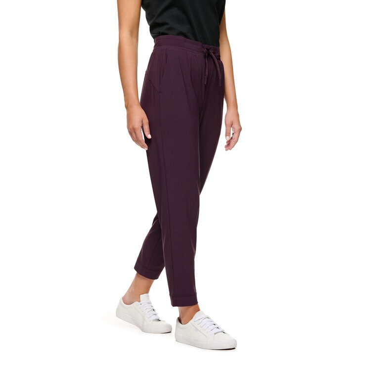 Kirkland Signature Women's Active Pant in Purple, Large
