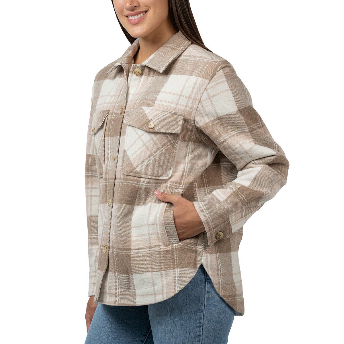 Jachs Ladies Quilted Shacket Jachs Ladies Quilted Shacket