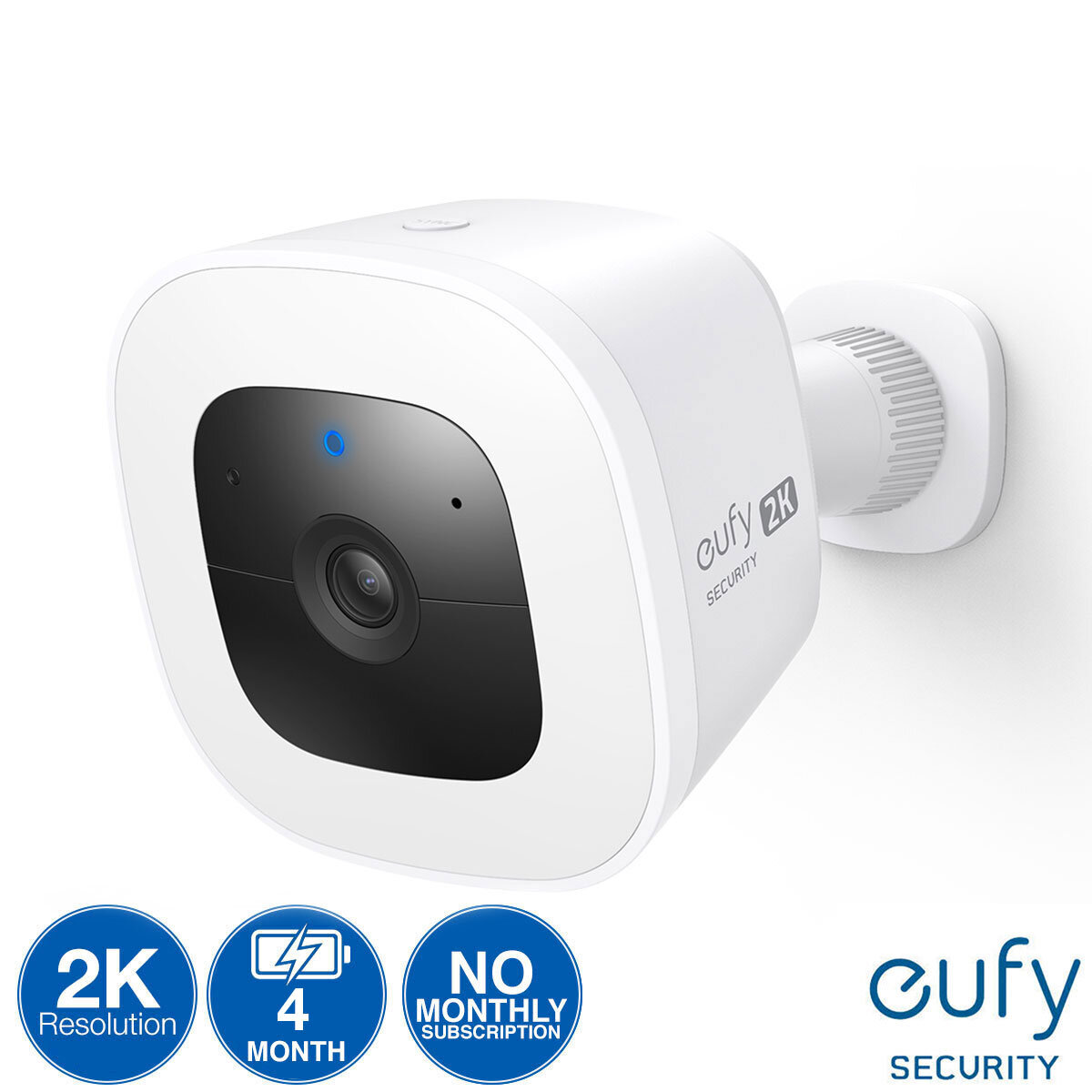 eufy Security Wire-Free SoloCam L40 2k 600 Lumen Spot Light Camera