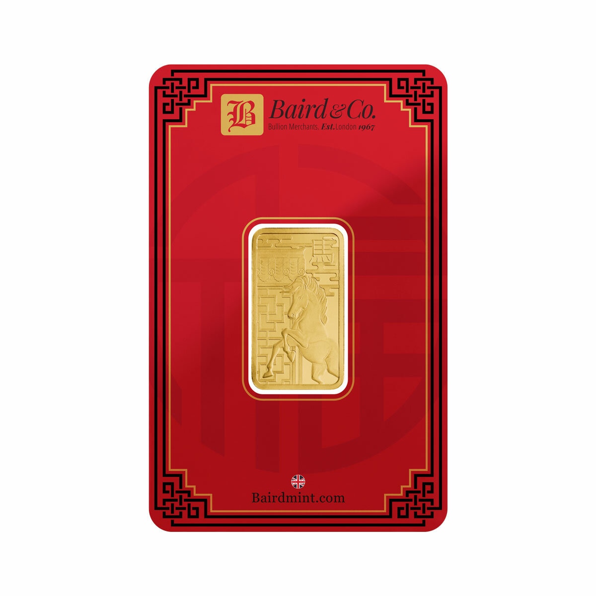 20 Gram Year of the Horse Gold Minted Bar