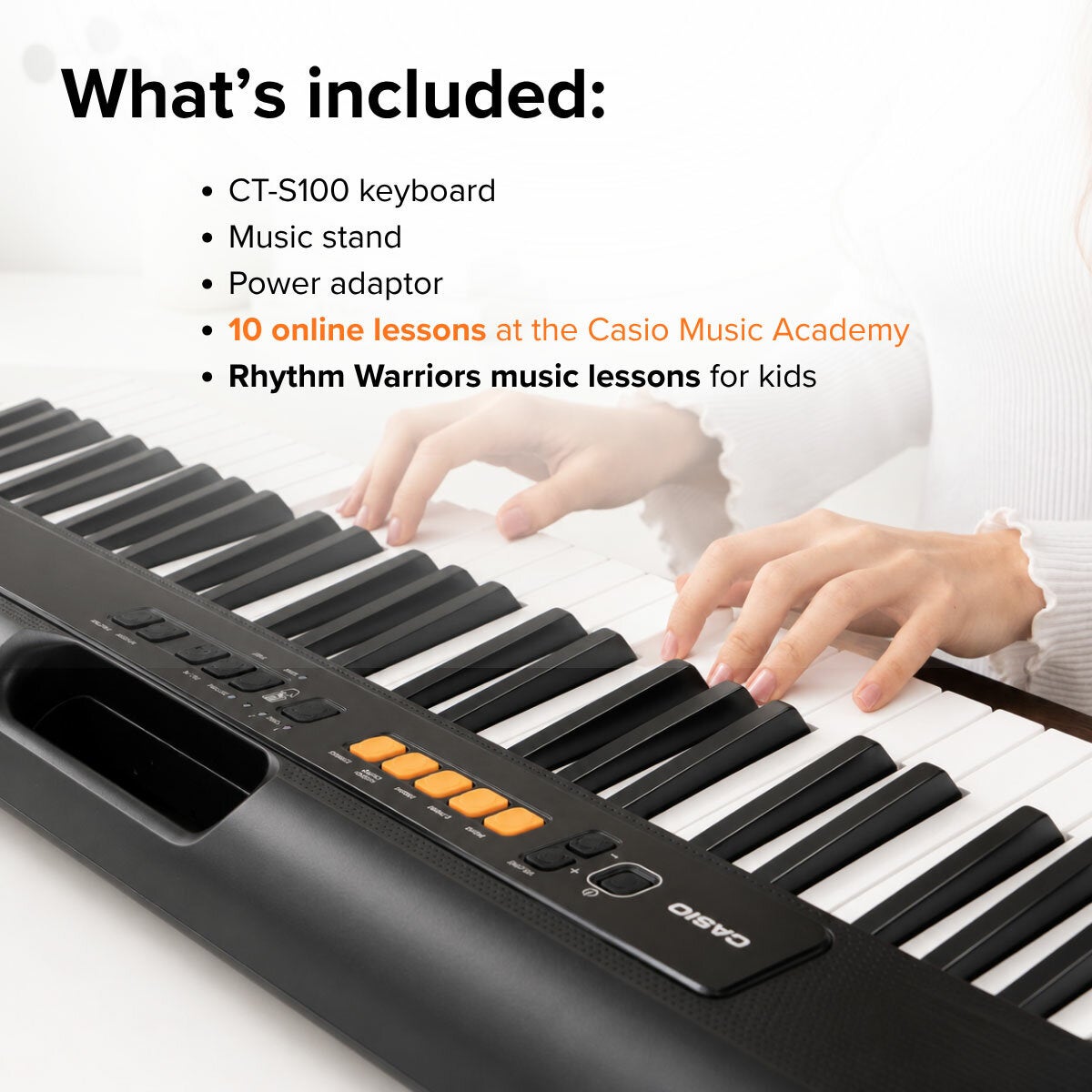 Buy Casio CT-S100AD Full Size Keyboard at Costco.co.uk Buy Casio CT-S100AD Full Size Keyboard at Costco.co.uk
