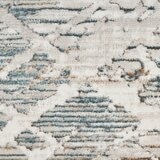 Glitz Grey Abstract Area Rug in 3 Sizes