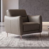 Nicoletti Jupiter Taupe Leather Armchair Nicoletti Jupiter Taupe Leather Armchair