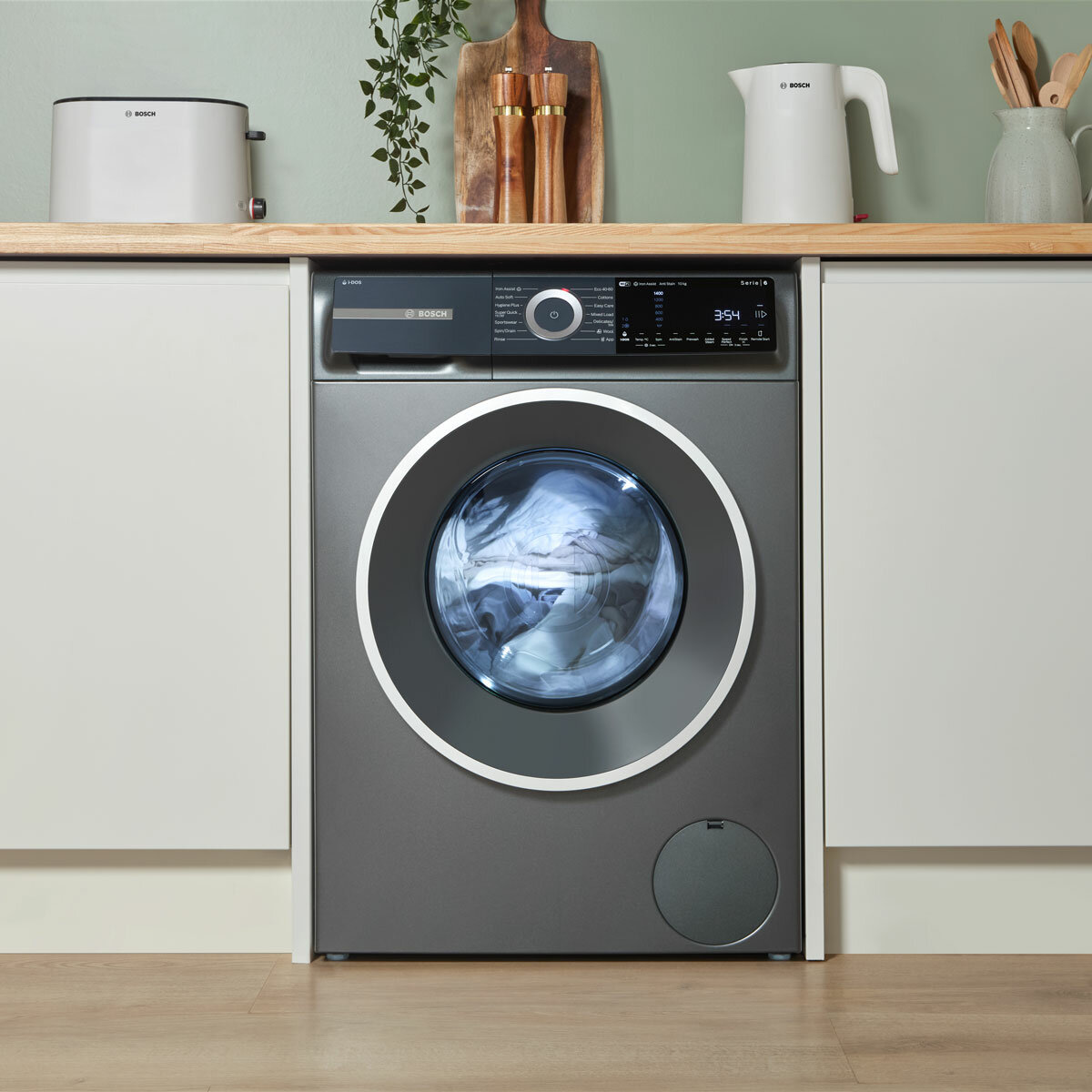 Bosch WGH254ARGB Series 6 Washing Machine,10kg Capacity, A Rated in Graphite Bosch WGH254ARGB Series 6 Washing Machine,10kg Capacity, A Rated in Graphite