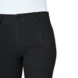 Briggs Ladies Twill Wide Leg Pant in Black