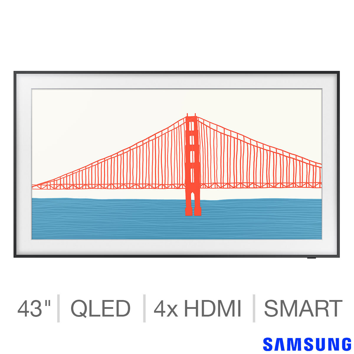 Samsung QE43LS03AAUXXU, The Frame, 43 Inch QLED 4K Ultra HD Smart TV