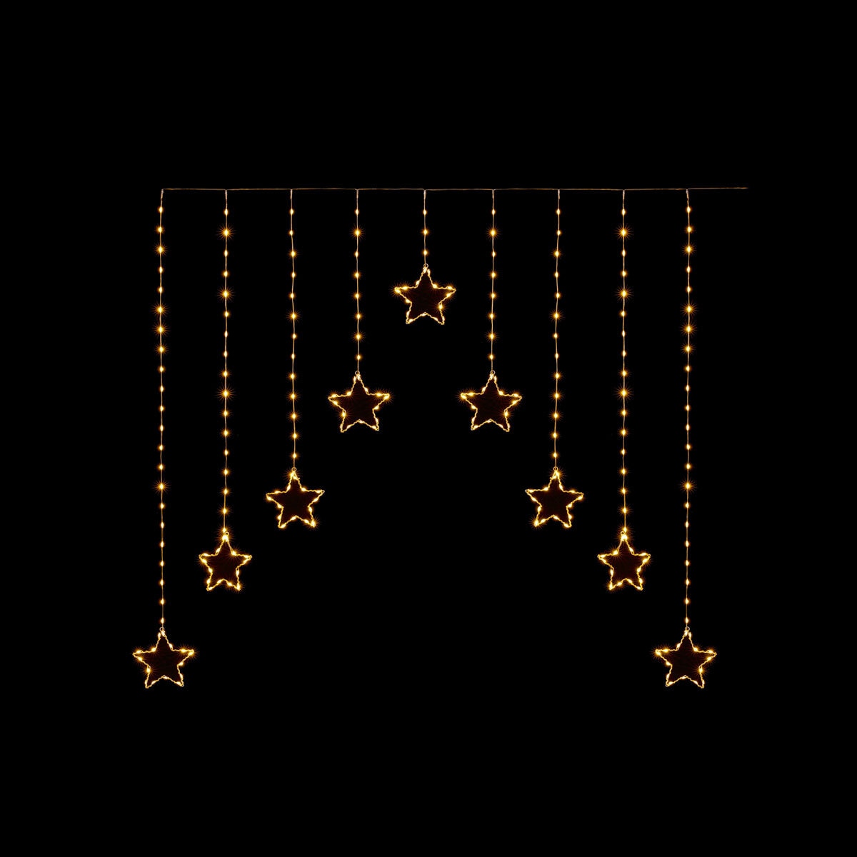 Premier 1.2m x 1.2m Flexibright Snowflake / Star V-Curtain