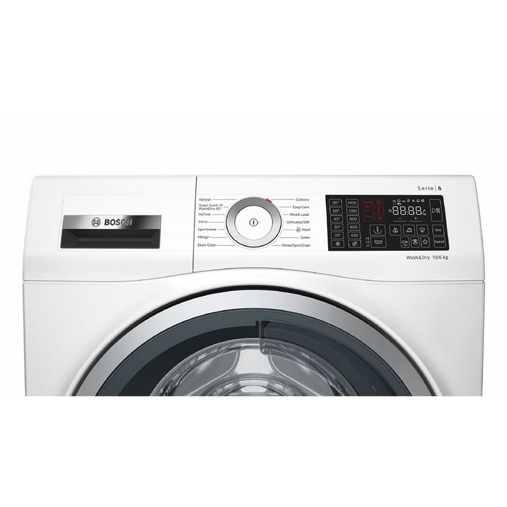Bosch WDU28560GB, 10kg/6kg, 1400rpm Washer Dryer A+ Rating in White