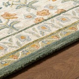 Livabliss Fairfax Green Wool Rug, In 2 Sizes Livabliss Fairfax Green Wool Rug, In 2 Sizes
