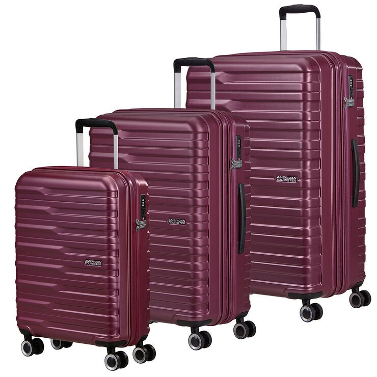 American Tourister Powerstack 3 Piece Luggage Set Spinner Case