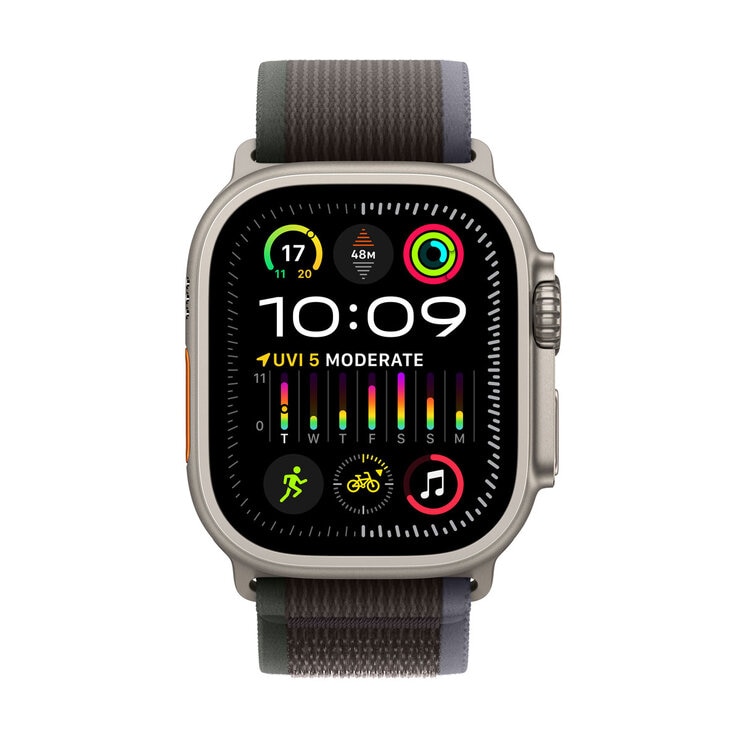 Buy Apple Watch Ultra 2 GPS + Cellular, 49mm Titanium Case with Blue/Black Trail Loop - M/L, MRF63B/A at costco.co.uk Buy Apple Watch Ultra 2 GPS + Cellular, 49mm Titanium Case with Blue/Black Trail Loop - M/L, MRF63B/A at costco.co.uk