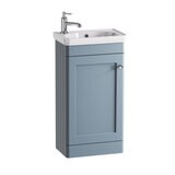 Tavistock Ashby Cloakroom 60.0 cm Floor Mounted Vanity Unit in Blue