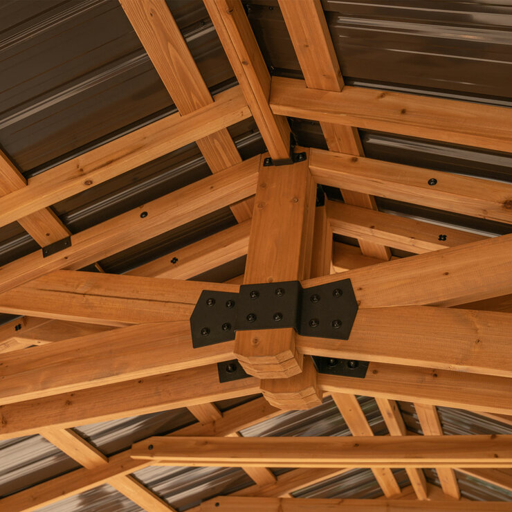 Backyard Discovery Norwood 20ft x 12ft (6.1 x 3.7m) Wooden Gazebo