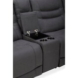 Gilman Creek Eden Fabric Reclining Sectional Sofa with Power Headrests