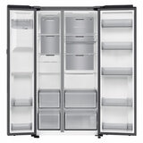 Samsung Series 9 RS90F64EDTEU Side by Side Fridge Freezer, D Rated in Silver