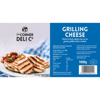 The Corner Deli Company Grilling Cheese, 1kg 