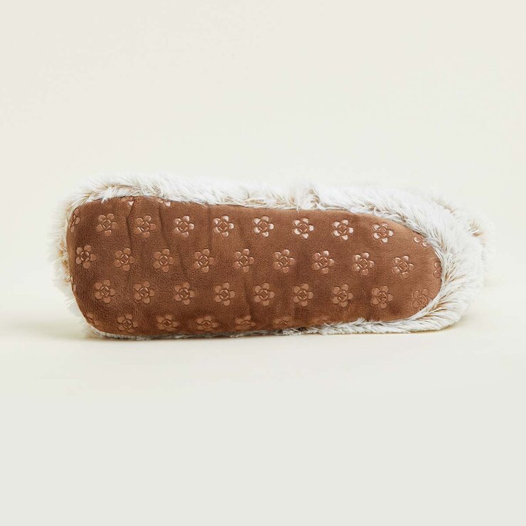 Warmies Fully Heatable Wellness Slipper Boot in Beige Warmies Fully Heatable Wellness Slipper Boot in Beige