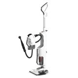45 degree angle of Polti Vaporetta 3 showing the detachable steam cleaner