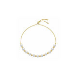 5.5-6mm Cultured Freshwater Pearl Bracelet, 14ct Yellow Gold