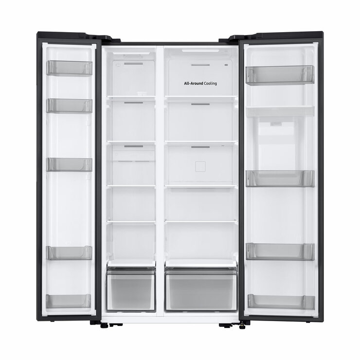 Samsung Series 7 SpaceMax, RS57DG410EB4EU Side by Side Fridge Freezer, E Rated in Black