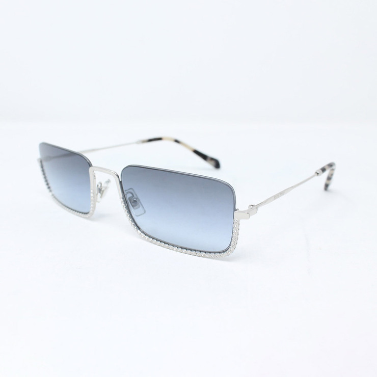 Miu Miu Silver Sunglasses with Grey Lenses, MU70US 1BC-4R2 | Costco UK