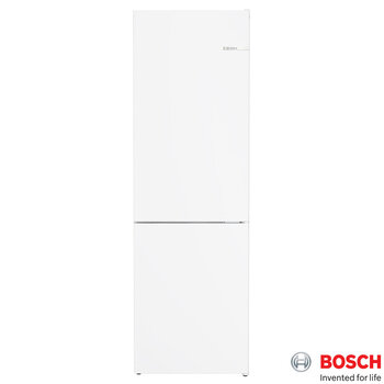 Bosch KGN362WDFG Series 4 Fridge Freezer, D Rated in White