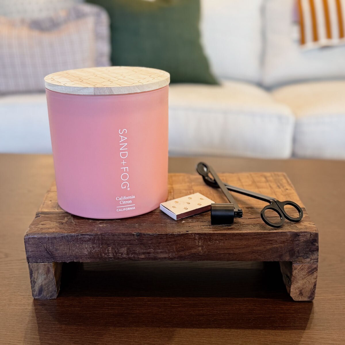 Sand & Fog Fragranced Candle, 1.5kg in California Citron
