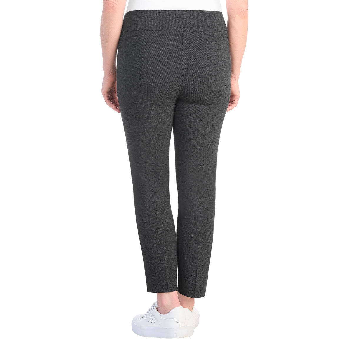 Hilary Radley Women's Pull On Pant in Grey