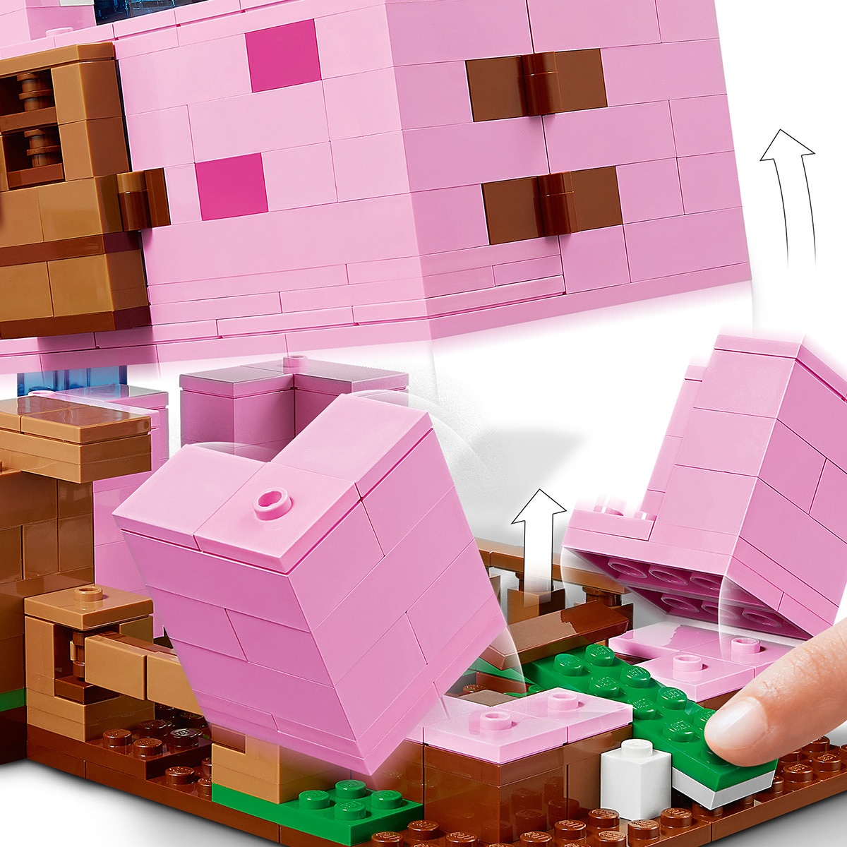 Minecraft the pig house construction set