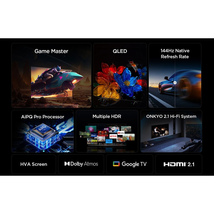 TCL 75P8K-UK 75 Inch QLED TV