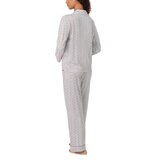 DKNY Notch Collar Pyjama Set in Grey Print